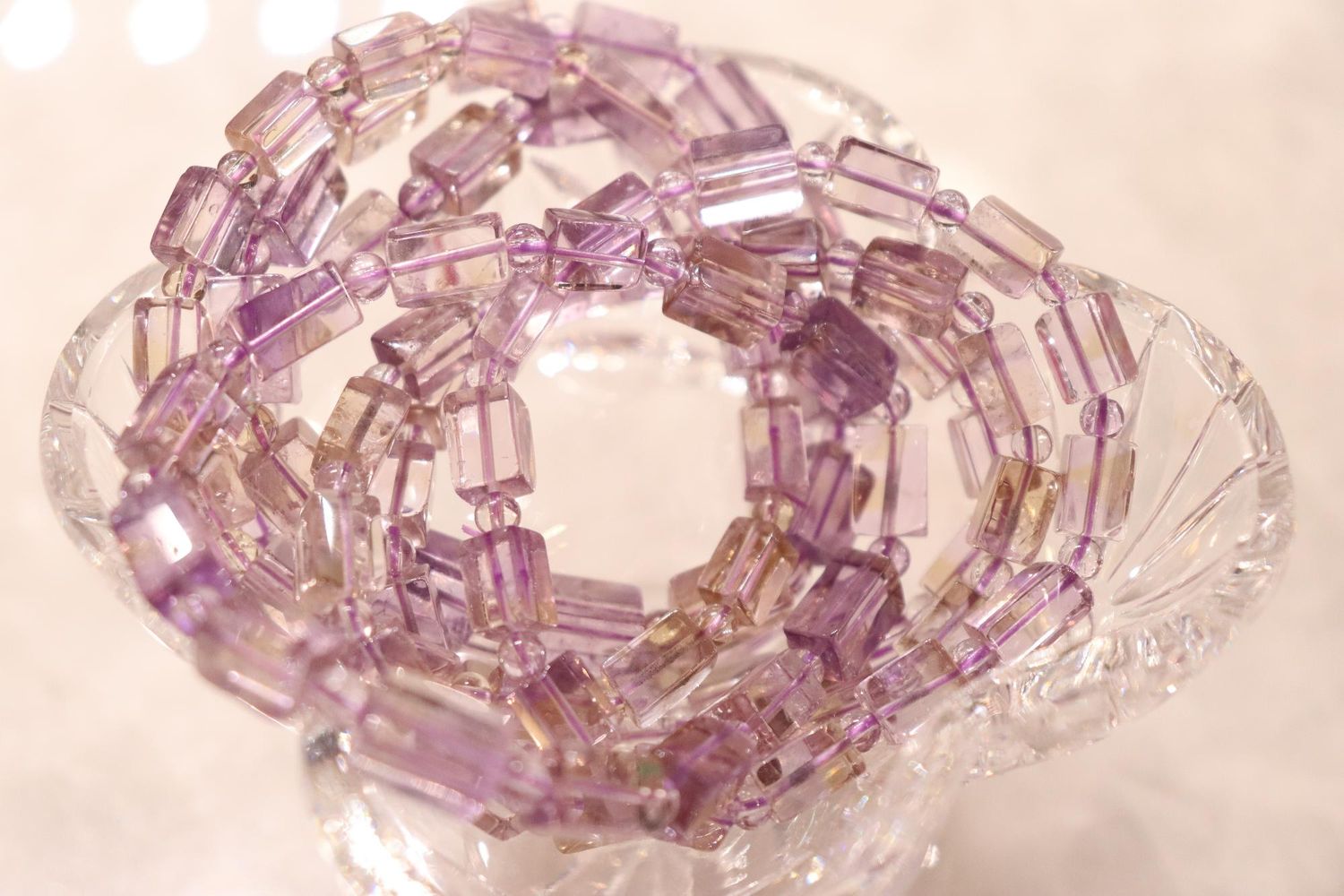 Ametrine Braclet | Round + Rectangle