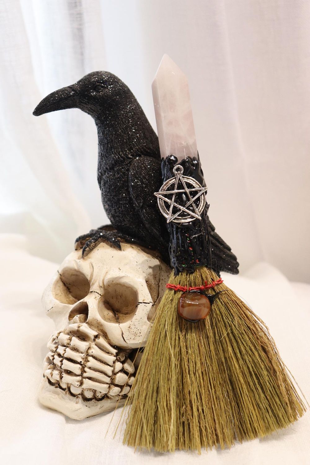 Rose Quartz Broom