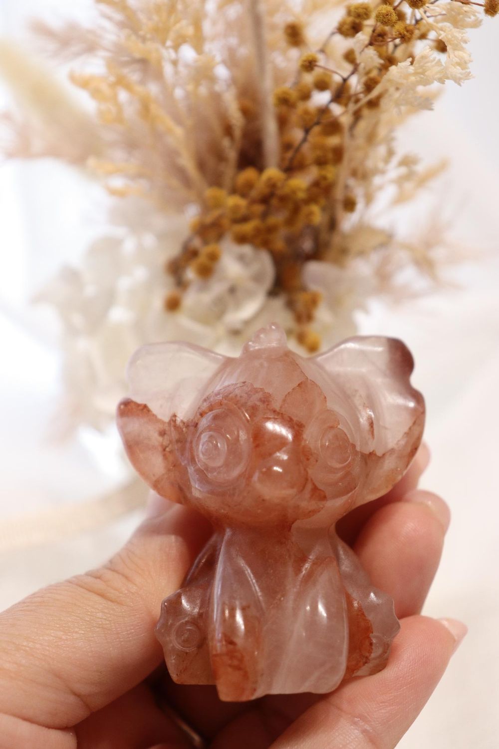 Stitch Carving | Fire Quartz