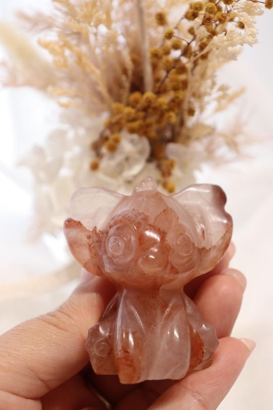 Stitch Carving | Fire Quartz