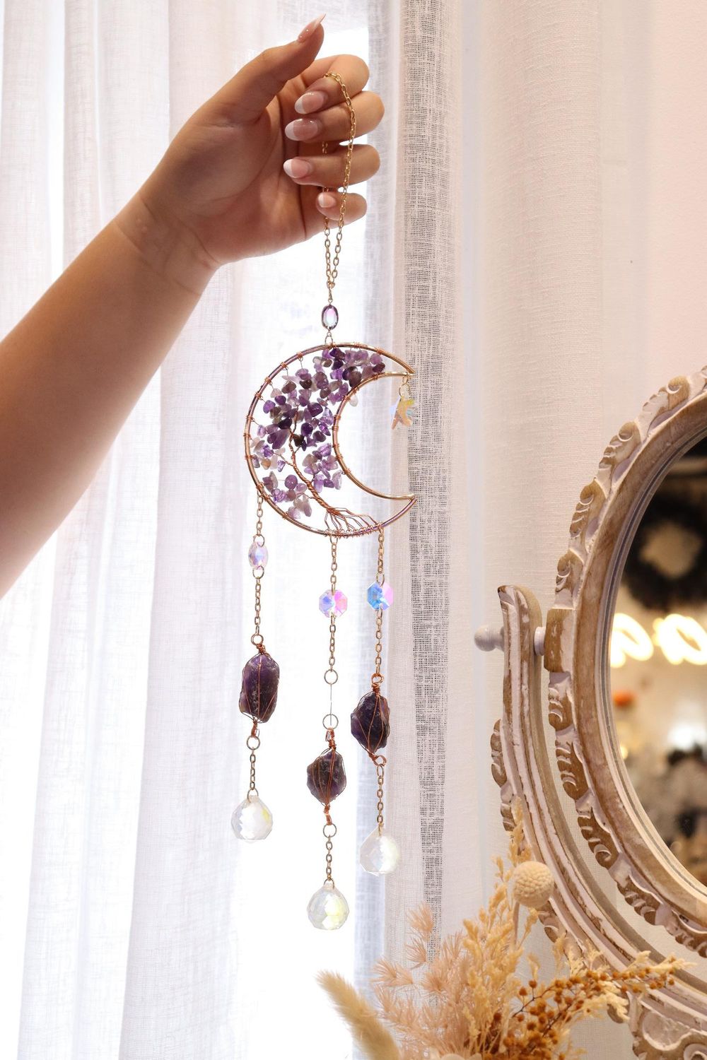 Moonlight Sun-catcher | Amethyst
