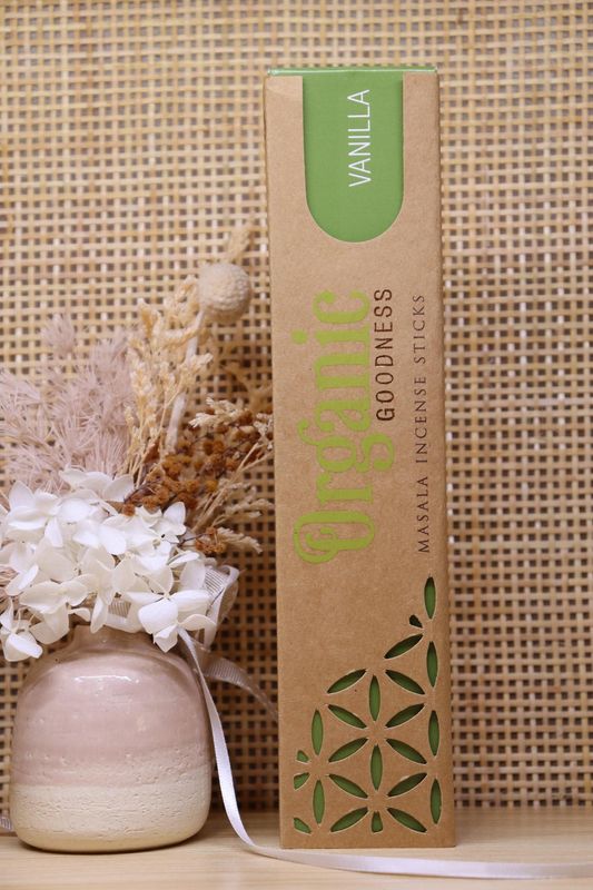 Organic Goodness Incense Sticks | VANILLA