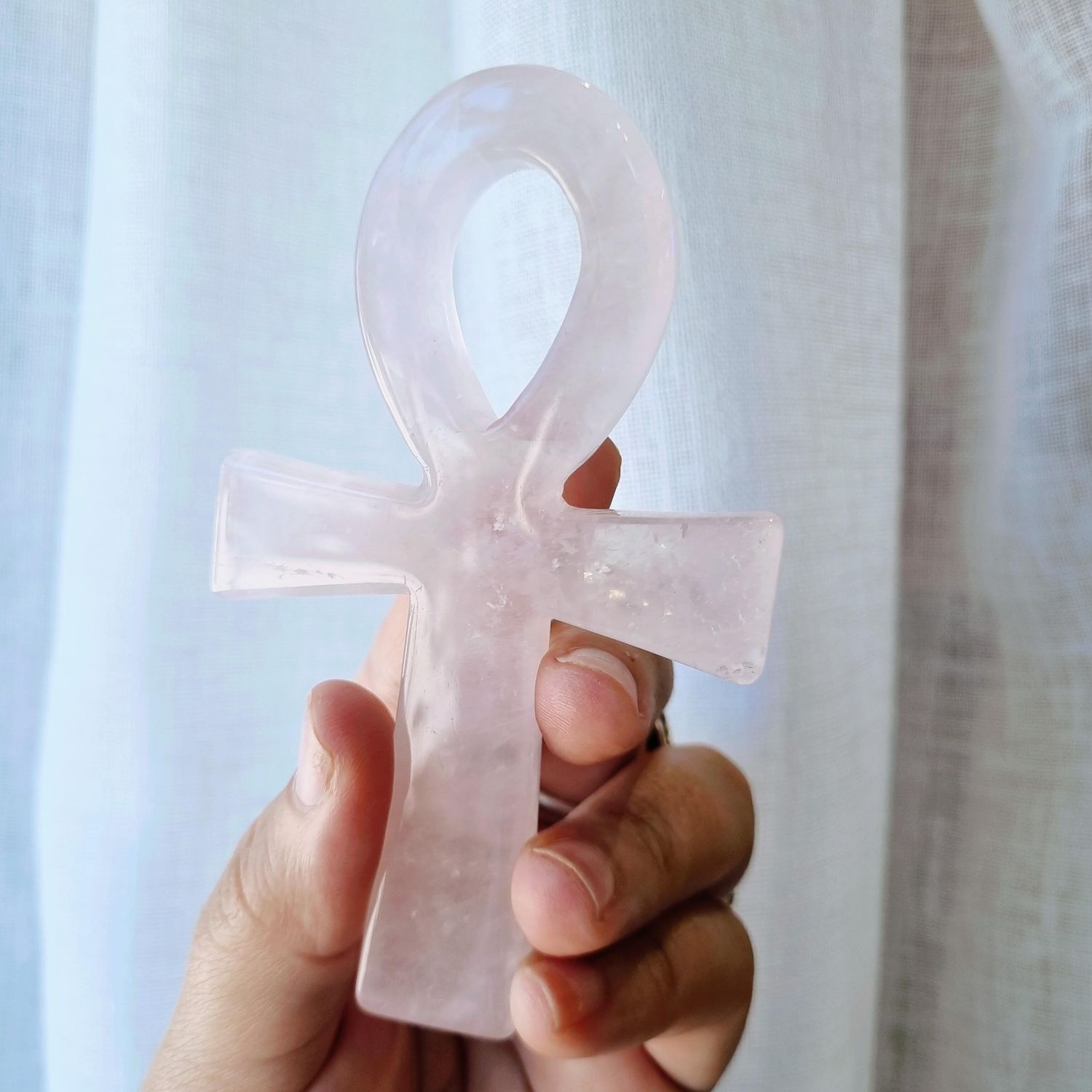 Ankh | Rose Quartz