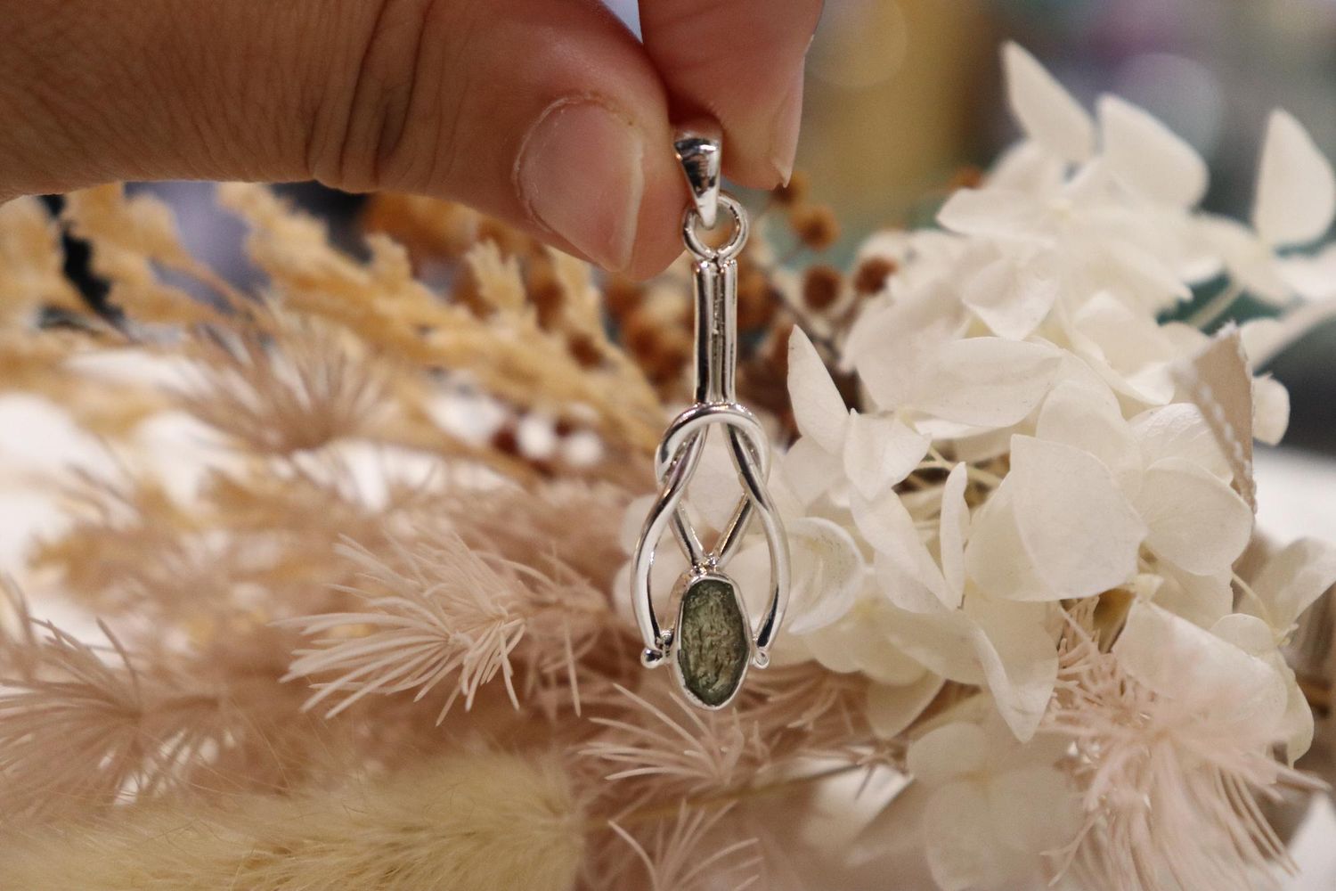 Moldavite Pendant | Knot 3.0g