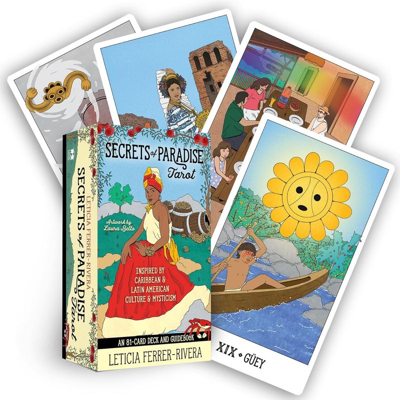 Secrets of Paradise Tarot: An 81-Card Deck & Guidebook Inspired by Caribbean & Latin American Culture & Mysticism