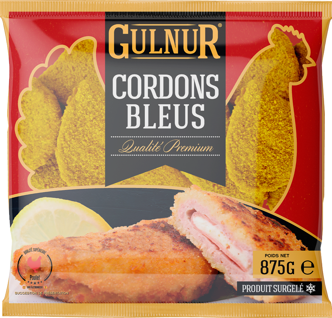 Cordons bleus poulet - GULNUR
