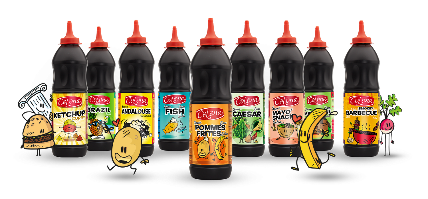 Sauces tubes - COLONA