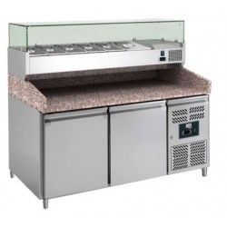 Meuble pizza 2 portes