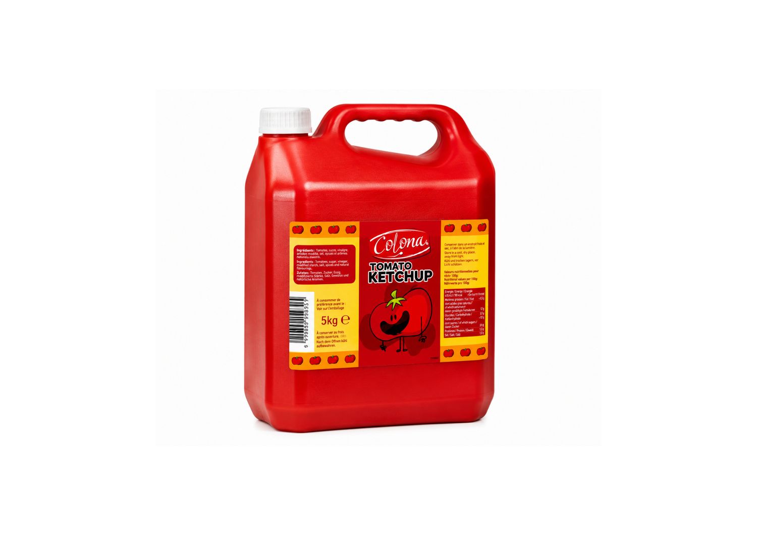 KETCHUP BIDON 5 KG COLONA KETCHUP BIDON 5 KG COLONA