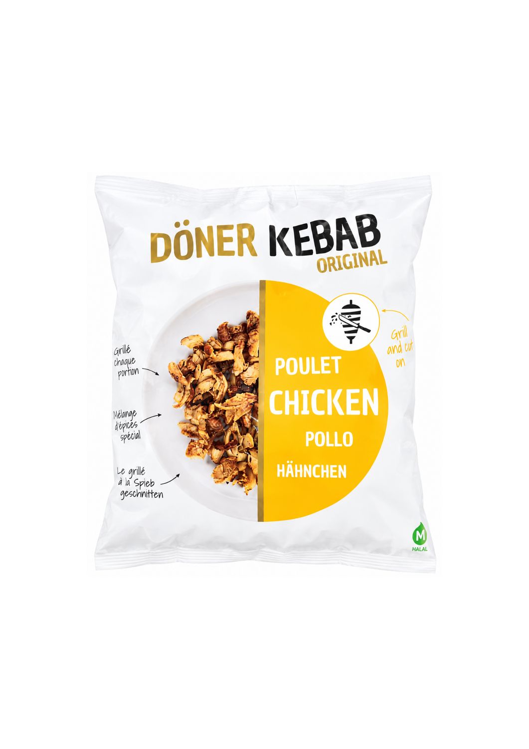 lamelle kebab poulet sachet de 1kg lamelle kebab poulet sachet de 1kg