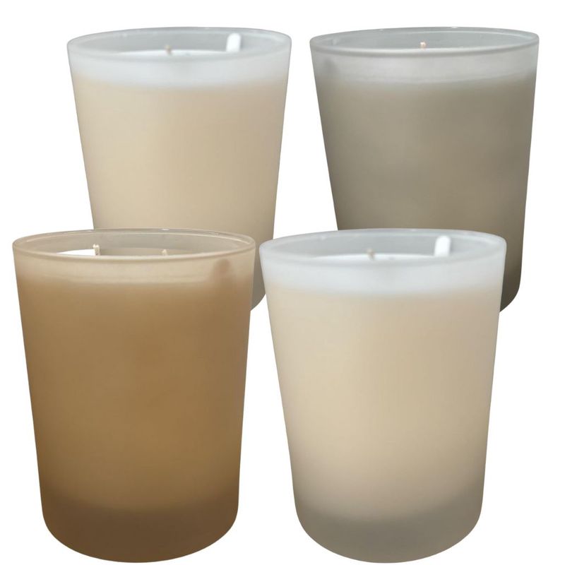 Orleans Home Fragrances Limited Edition Frosted Glass 11 oz Candle Collection