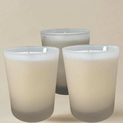 Orleans Home Fragrances Limited Edition Frosted Glass 11 oz Candle Collection