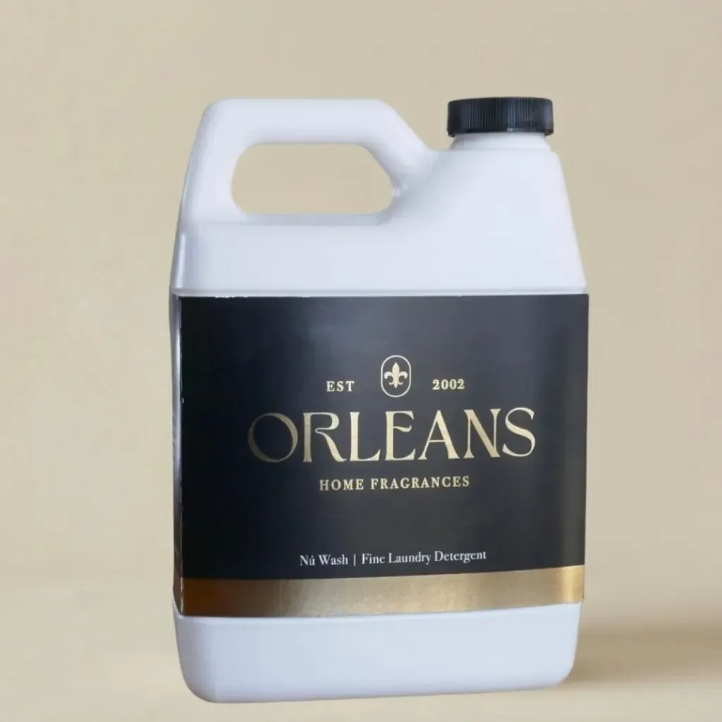 Orleans Nu Wash in Paris fragrance — 32 oz fine laundry detergent bottle