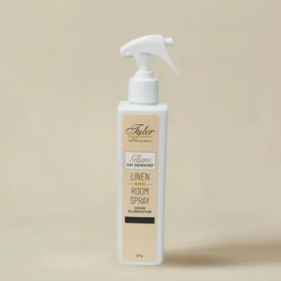 Tyler Glam On Demand fragrance spray — 227g household‑size bottle