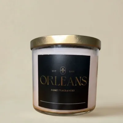 Orleans Home Fragrances - 3 Wick Elite 17 oz Candle Orleans Home Fragrances 3‑wick candle — premium triple‑wick glass jar for home fragrance 17 oz