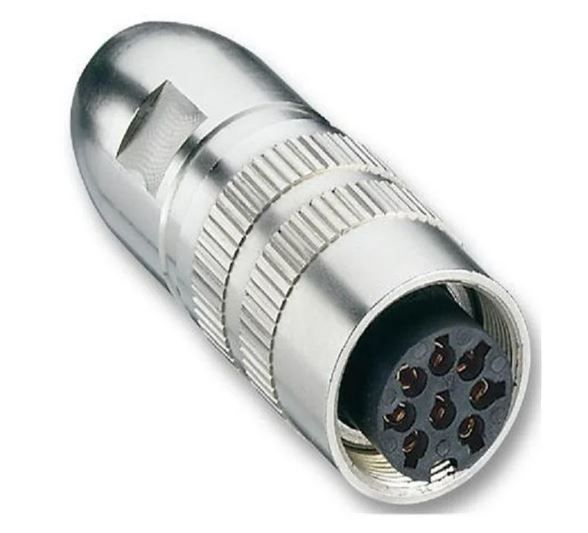 Lumberg (0322 08-1) Circular Connector, Cable Mount Receptacle, 8 Contacts