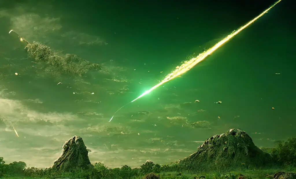 The Green Comet Last Seen By Neanderthals