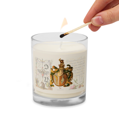 Pisces Coat Of Arms Zodiac Candle