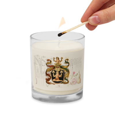 Virgo Coat Of Arms Zodiac Candle