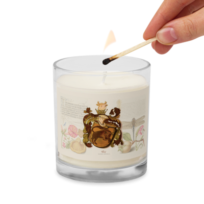 Taurus Coat Of Arms Zodiac Candle