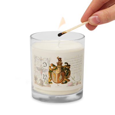 Pisces Coat Of Arms Zodiac Candle