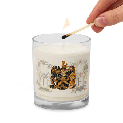 Leo Coat Of Arms Zodiac Candle