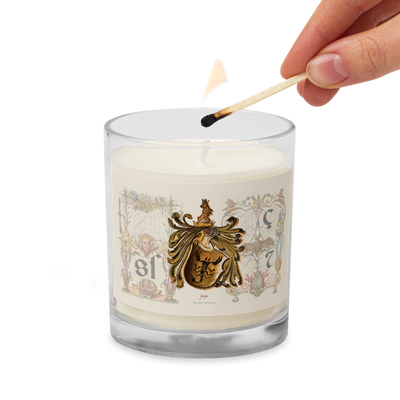 Scorpio Coat Of Arms Zodiac Candle