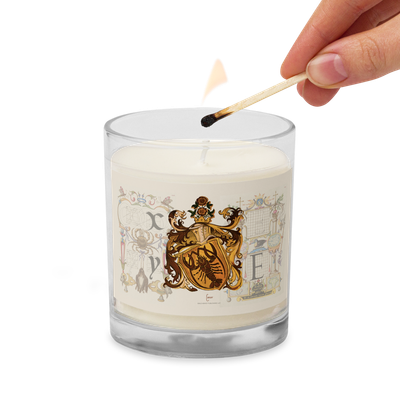 Cancer Coat Of Arms Zodiac Candle