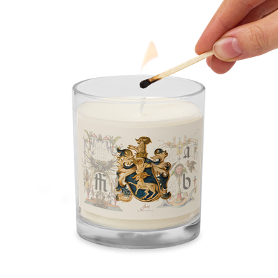 Aries Coat Of Arms Zodiac Candle