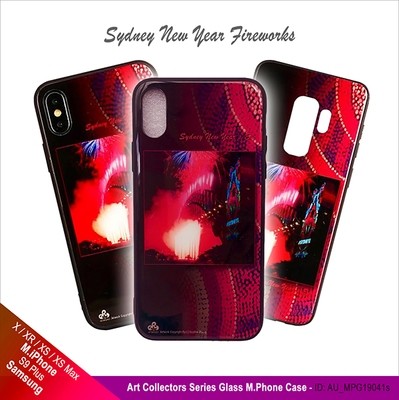 Art Collects Series  With Extremely 12H Glass M.Phone Case - Sydney New Year Fireworks