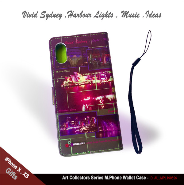 Vivid Sydney Wallet M.Phone Case for iPhone X, XS