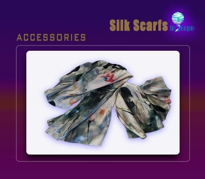 Silk Long Scarf