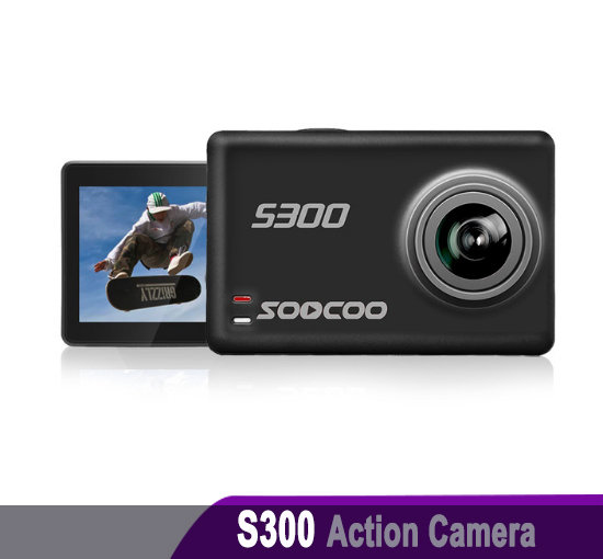 S300 Action Camera - 2.35&quot; Touch Screen, 170° Wide Angle, 4K, Wifi.