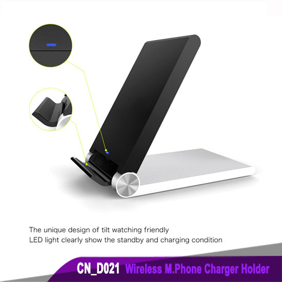 Foldable Fast Wireless Phone Charger Holder