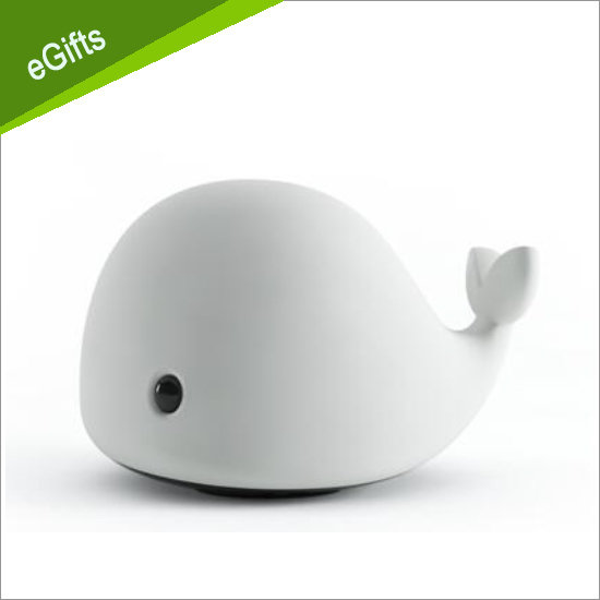 LED Colourful Baby Whale Touch Lamp