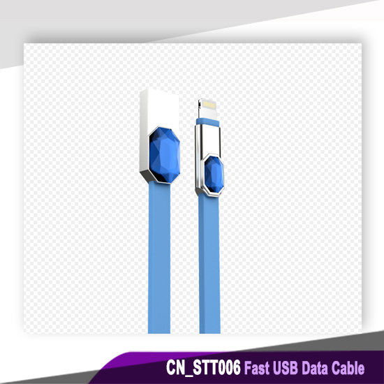 Jewelry 8 Zinc Alloy Fast Charging USB Data Cable