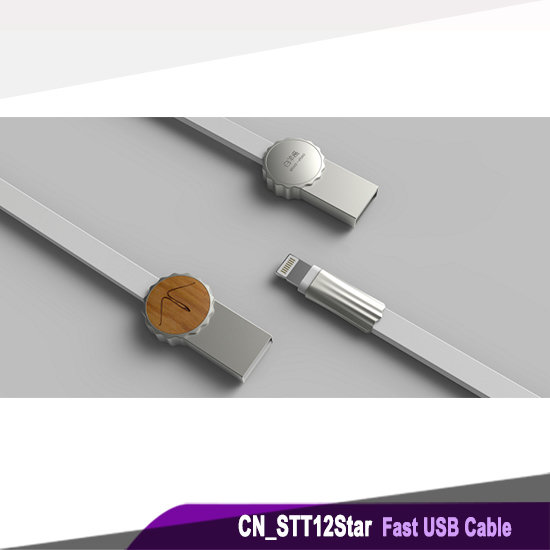 12 Star Gifts Zinc Alloy Fast Charging USB Data Cable