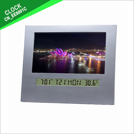 LCD clock with Photo frame