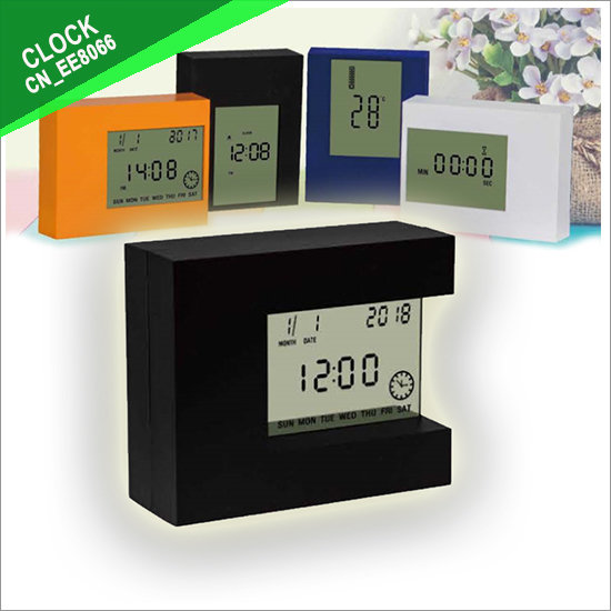 LCD Style Clock