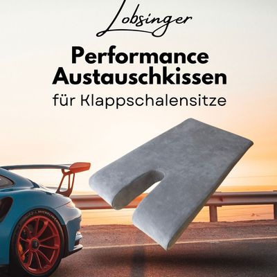 Lobsinger Performance Sitzkissen (einzeln) inkl. Alcantara-Bezug, für Klappschalensitz