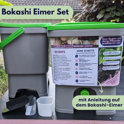 Bokashi-Eimer Set mit 2 Eimern: Nachhaltige Kompostierung