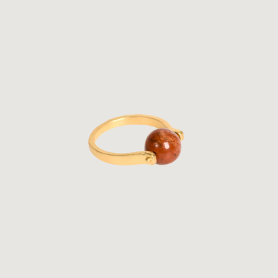 REAL WO Red Jasper Security Ring