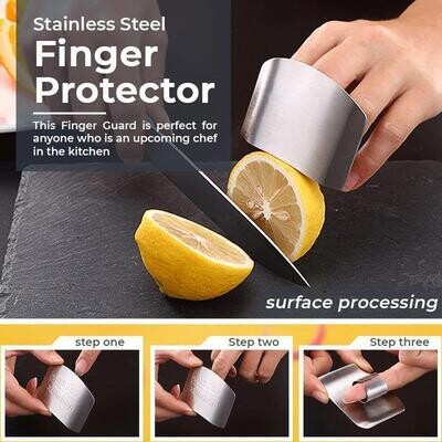 Stainless Steel Finger Guard Multi-purpose Vegetable Cutter To Prevent Cutting Hands