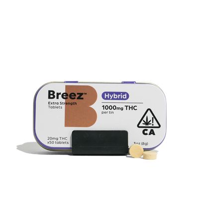 Breez 20mg Hybrid Cannabis Tablets