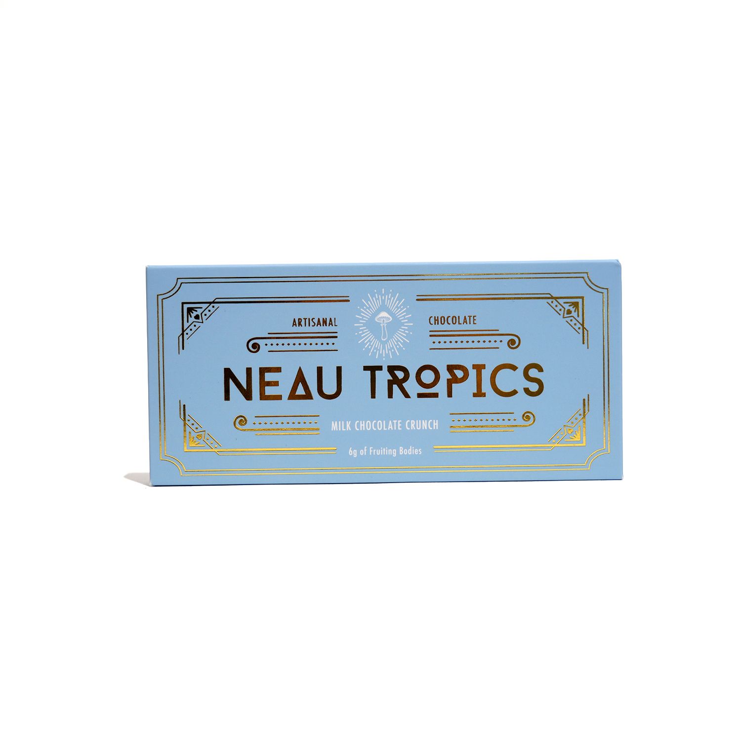 Neau Tropics 6g Plant Material Milk Chocolate Crunch Bar
