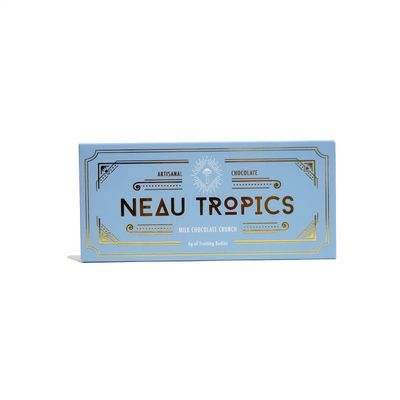 Neau Tropics 6g Plant Material Milk Chocolate Crunch Bar