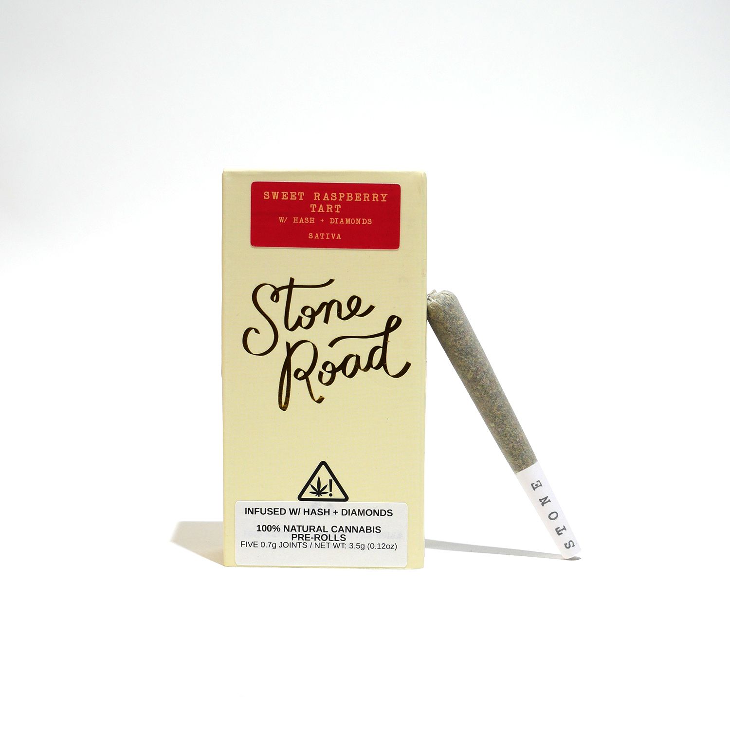 Stone Road Sweet Raspberry Tart 5 Pack Infused Prerolls