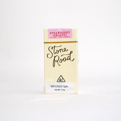 Stone Road Strawberry Gelatti  5 Pack Infused Prerolls