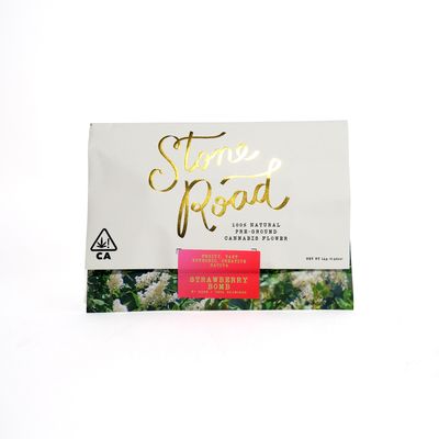 Stone Road Strawberry  Bomb Infused Pre Ground Flower Pouch