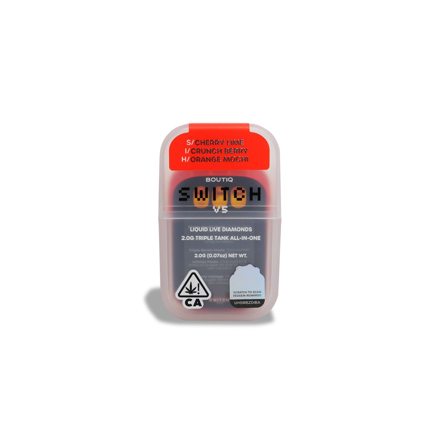 Boutiq Switch Sativa/Indica/Hybrid 2g All-In One Vape